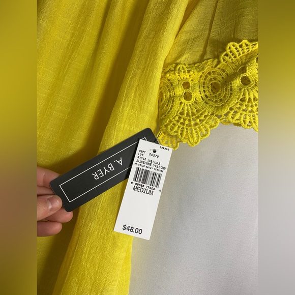 NWT A.BYER Off-the-Shoulder Top - Picture 3 of 5